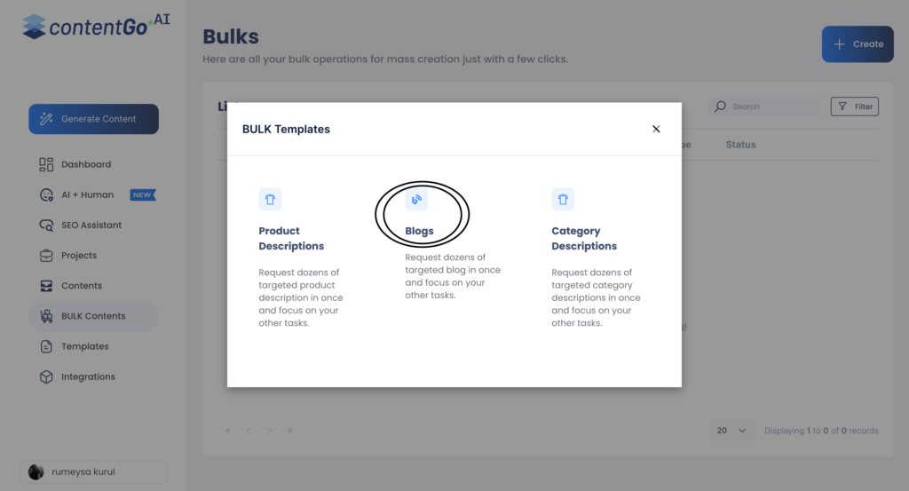 what is bulk content - dashboard 3